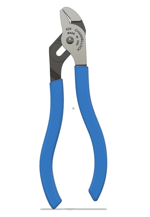 A0002775-Channellock 活动扳手钳 424 - 直嘴槽型4.5 英寸缩略图
